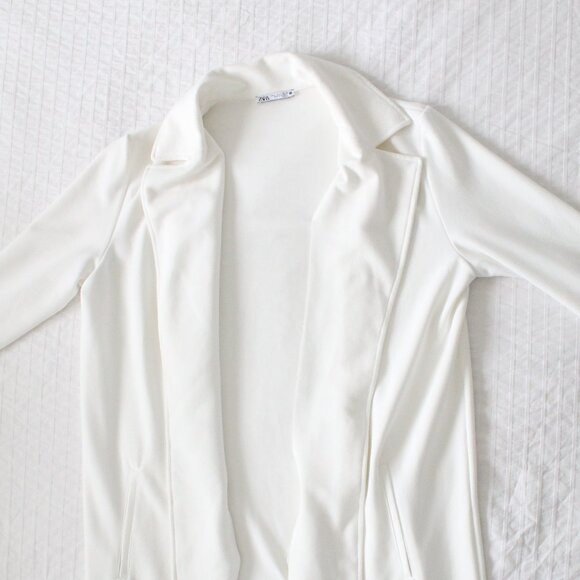 ZARA Butter White Jacket - Picture 1 of 1